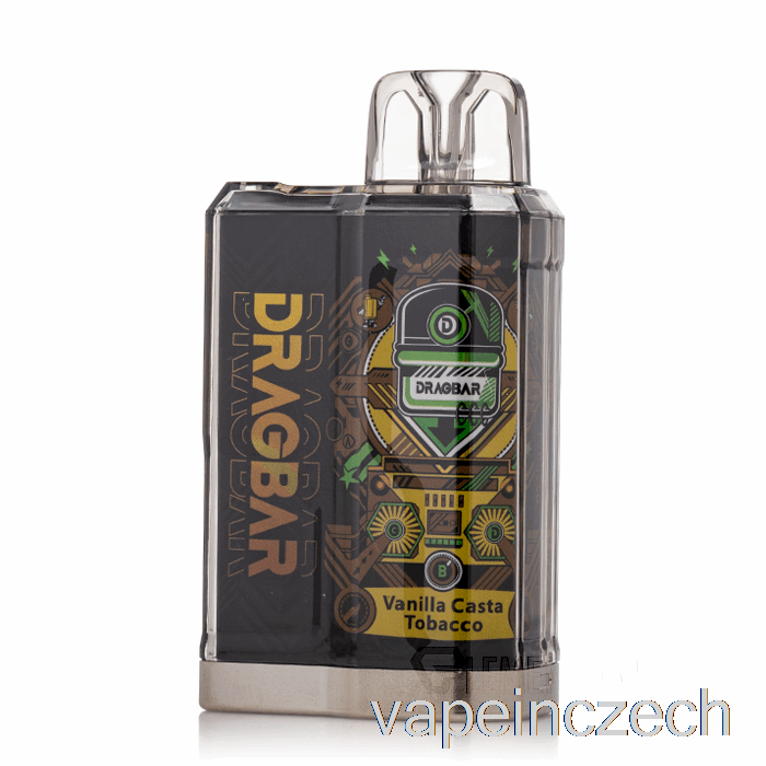 Dragbar B3500 Jednorázový Vanilkový Casta Tabákový Vape Bez Nikotinu